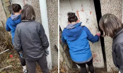 KUPILA KUĆU, PA NAIŠLA NA NEVEROVATNO OTKRIĆE U DVORIŠTU Iza šiblja su se krila BELA VRATA - kad je videla kuda vode, umalo se onesvestila od šoka! (VIDEO)