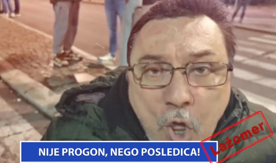 LAŽOMER: Nije progon, nego posledica! (VIDEO)