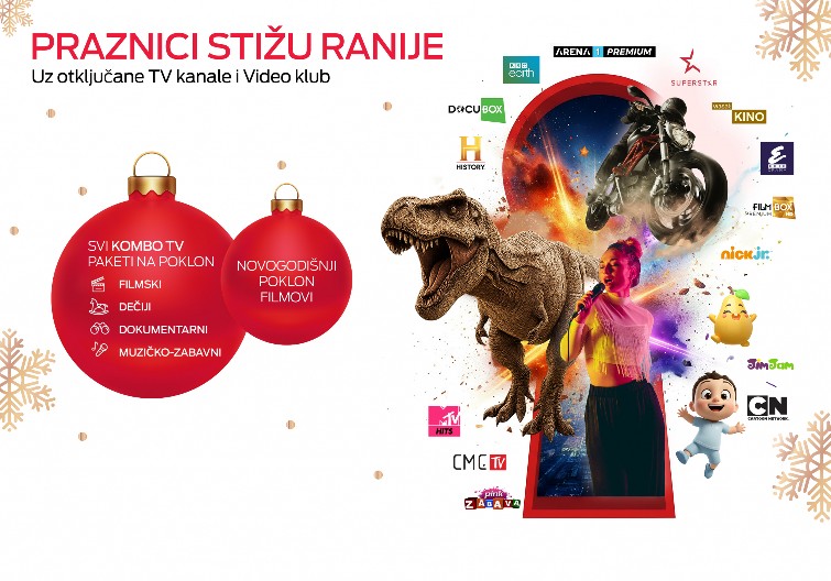 Praznični TV spektakl: Otključali smo vaše omiljene kanale
