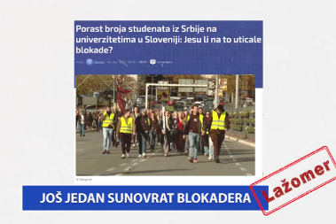 LAŽOMER: Još jedan sunovrat blokadera! (VIDEO)