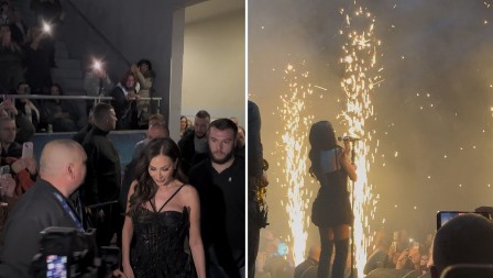 HALJINA JEDVA PREKRILA INTIMU, A ČIZME IZNAD KOLENA! Ceca Ražnatović u vrelom izdanju započela koncert, publika u transu! (VIDEO)