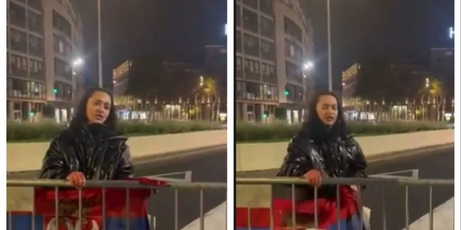 SRAMNO! Pijana i drogirana blokaderka cepala trobojku kod Ćacilenda! (VIDEO)