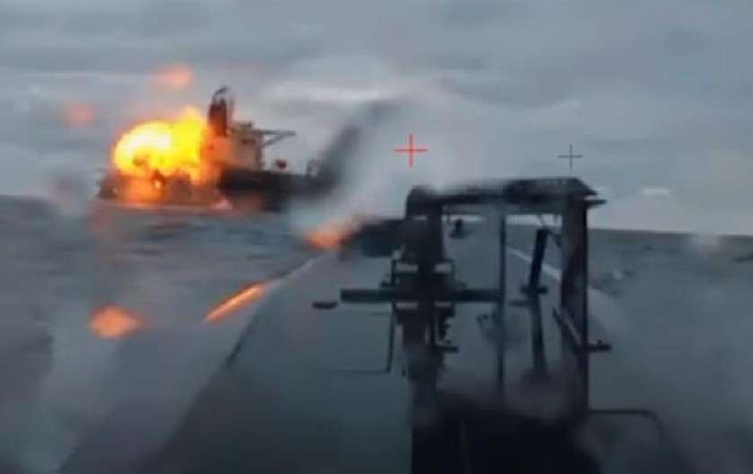 EKSPLOZIJA NA MORU! Ukrajinci razneli ruski tanker od 30 miliona $ — snimak kruži internetom! (VIDEO)