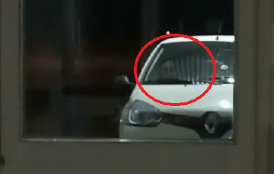 LEDENI ZNOJ GA OBLIO KADA JE OTVORIO VRATA! Doktor snimio "čoveka" u autu ispred klinike, scena je jeziva (VIDEO)