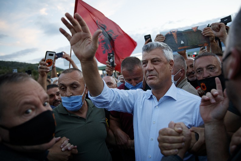 "SLOBODA ZA TAČIJA" OPASNA JE OPERACIJA Skup podrške bivšim vođama tzv. OVK u Skoplju je deo šire akcije