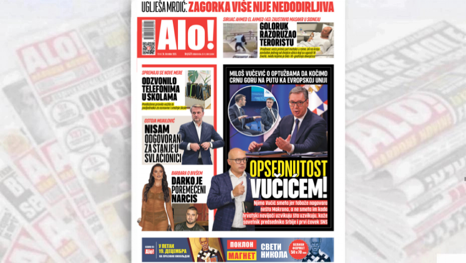 OPSEDNUTOST VUČIĆEM! Miloš Vučević o optužbama da kočimo Crnu Goru na putu ka EU