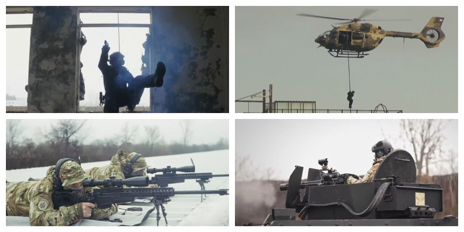 SPECIJALCI UPADAJU NAORUŽANI KROZ PROZOR, JEDAN PUCA IZ BORBENOG VOZILA: MUP objavio snimak povodom Dana SAJ-a (VIDEO)