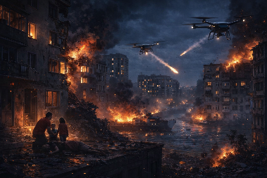 PAKAO IZ VAZDUHA: Dronovi razarali Rostovsku oblast, porodice zatrpane u ruševinama