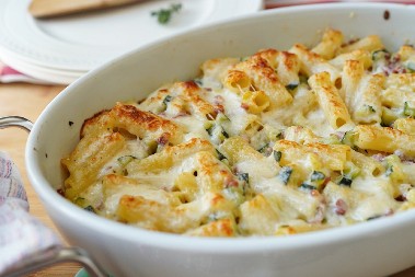 ZAPEČENE MAKARONE SA TIKVICAMA Polovina pleha nestane dok pristavite kafu