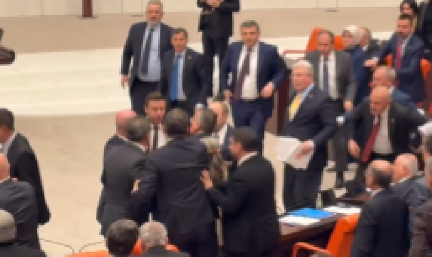 POSLANICI SE MAKLJALI 10 MINUTA Jezive scene snimljene u turskom parlamentu (VIDEO)