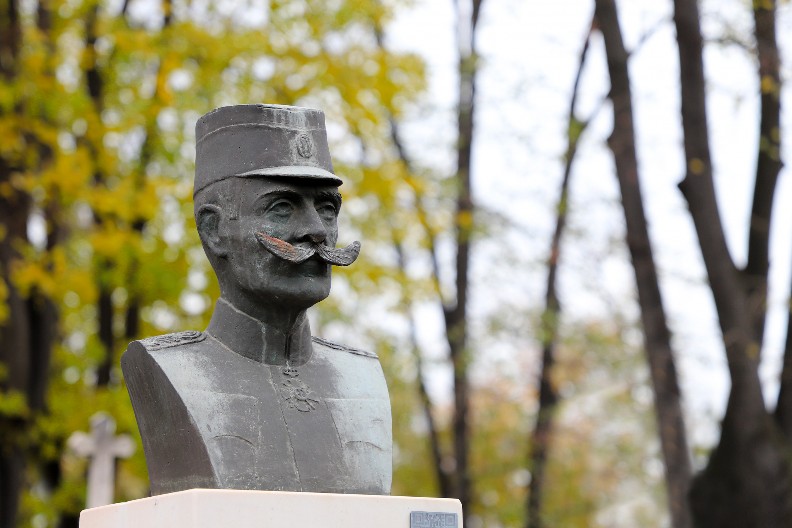 Na Novom groblju Obeležene godišnjice smrti vojvode Petra Bojovića,  vojvode Živojina Mišića i armijskog generala Pavla Jurišića Šturma