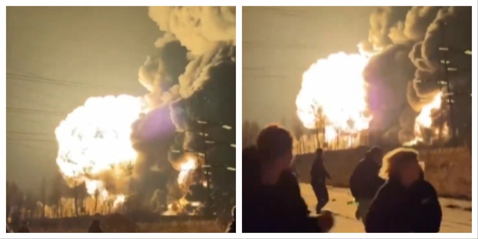 LJUDI BEŽE U PANICI, VRIŠTE! Pakao izbio nakon ukrajinskog napada, eksplozija je stravična (VIDEO)