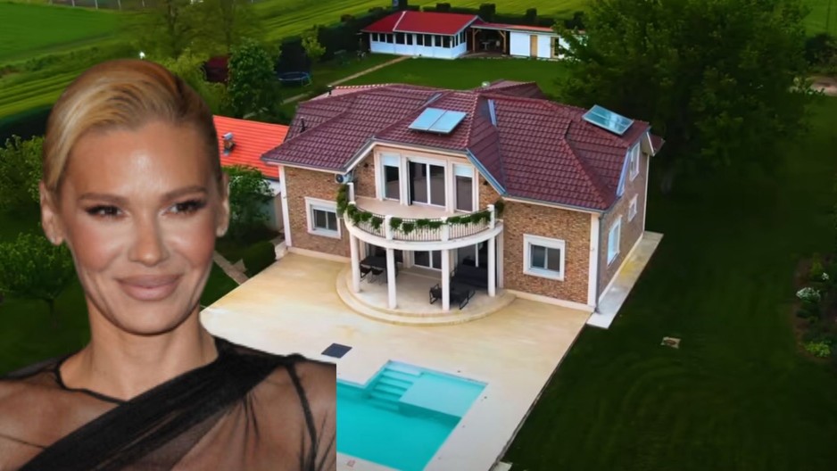 EVO KAKO IZGLEDA LUKSUZNA VILA NATAŠE BEKVALAC OD 3.500 KVADRATNIH METARA! Od cifre za koju je iznajmljuje će vam se zavrteti u glavi! (FOTO)