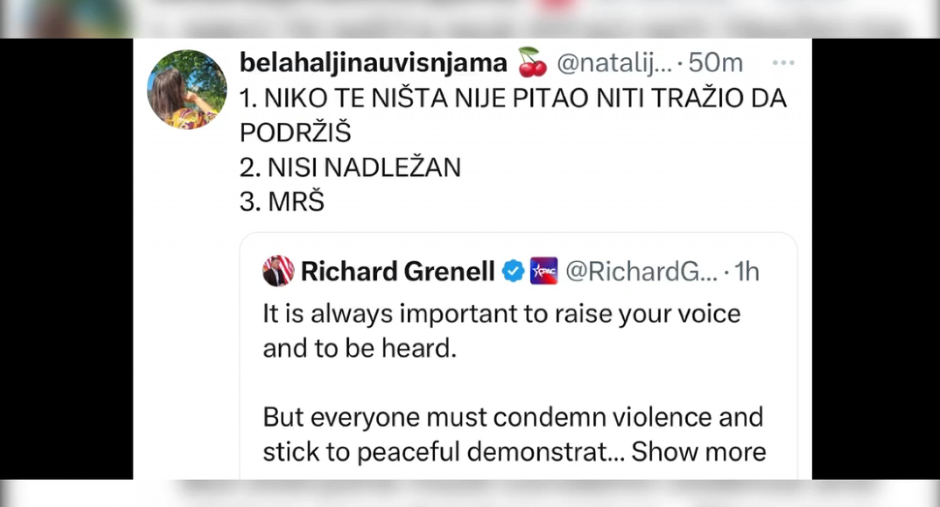 PANIKA, BES I OČAJ MEĐU ANTISRPSKIM BLOKATORIMA Tramp im poručio da ne podržava obojenu revoluciju u Srbiji (VIDEO)