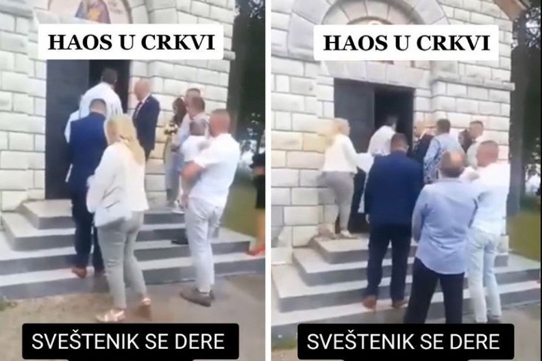 ŠOKANTAN SNIMAK IZ SRPSKE CRKVE Sveštenik pred svima urlao na trudnu mladu, sada se ona oglasila i poručila samo jedno