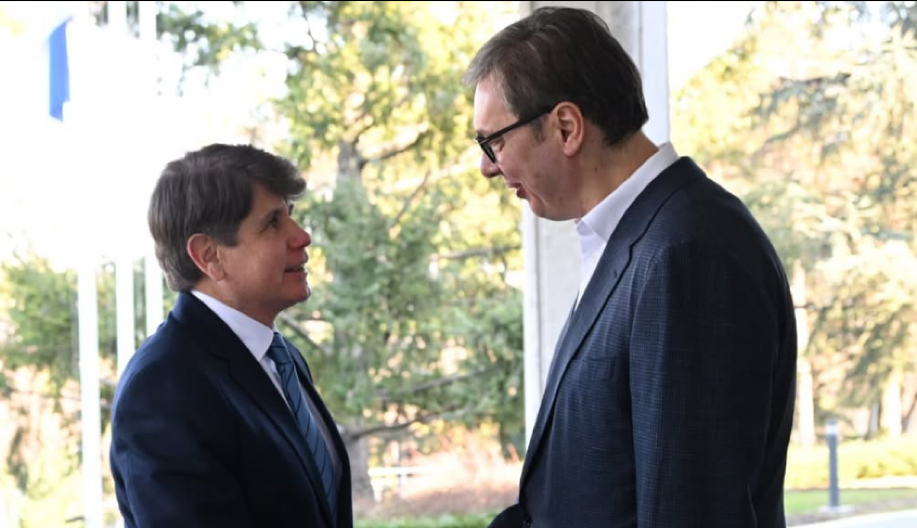 JEDAN OD NAJBLIŽIH TRAMPOVIH SARADNIKA DOŠAO KOD VUČIĆA: Poreklom ponosni Šumadinac Rod duboko razume Srbiju (FOTO)