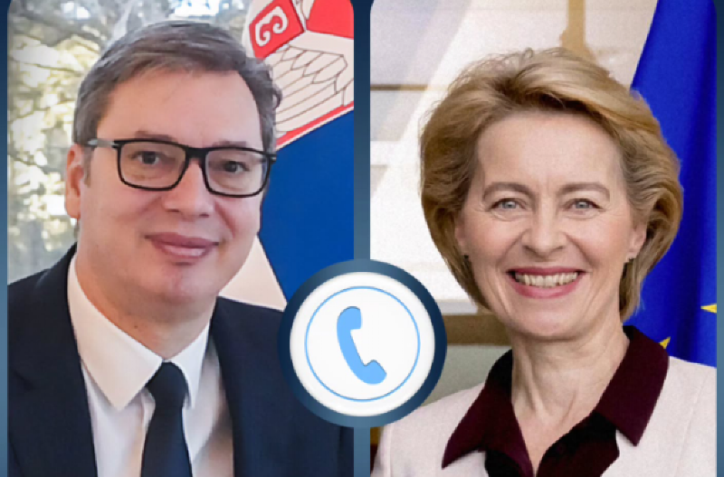 VUČIĆ SE ČUO SA URSULOM FON DER LAJEN "Dobar i sadržajan razgovor"