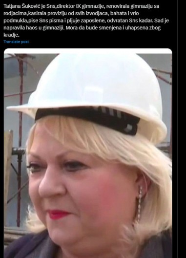 LINČ NA MREŽAMA JER SE PROTIVI BLOKADAMA! Brutalni napadi na direktorku Tatjanu Šuković!