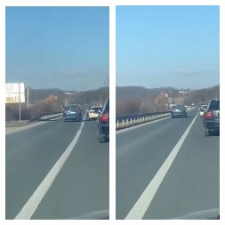 "PA ŠTA ĆE PUNA LINIJA, A PRAV PUT?" Vozač napravio ozbiljan prekršaj na putu kod Užica, a Srbi ga masovno brane!