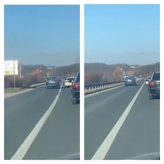 "PA ŠTA ĆE PUNA LINIJA, A PRAV PUT?" Vozač napravio ozbiljan prekršaj na putu kod Užica, a Srbi ga masovno brane!
