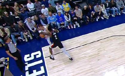 OVO MORATE DA VIDITE Snimak Jokićeve trojke iz drugog ugla, kako? (VIDEO)